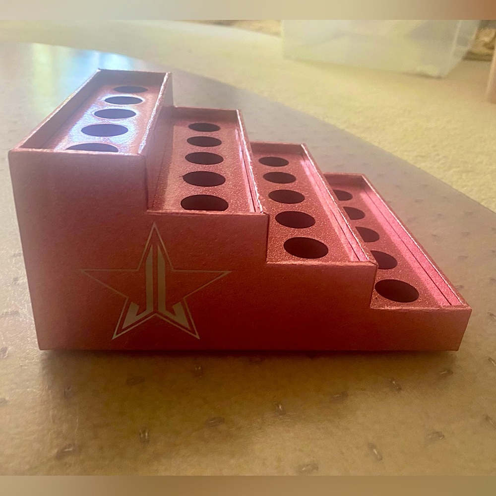 Jeffree Star PINK GLITTER MAKEUP DISPLAY! Holds 20 Lipstick Total